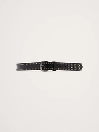 Studded Leather Belt