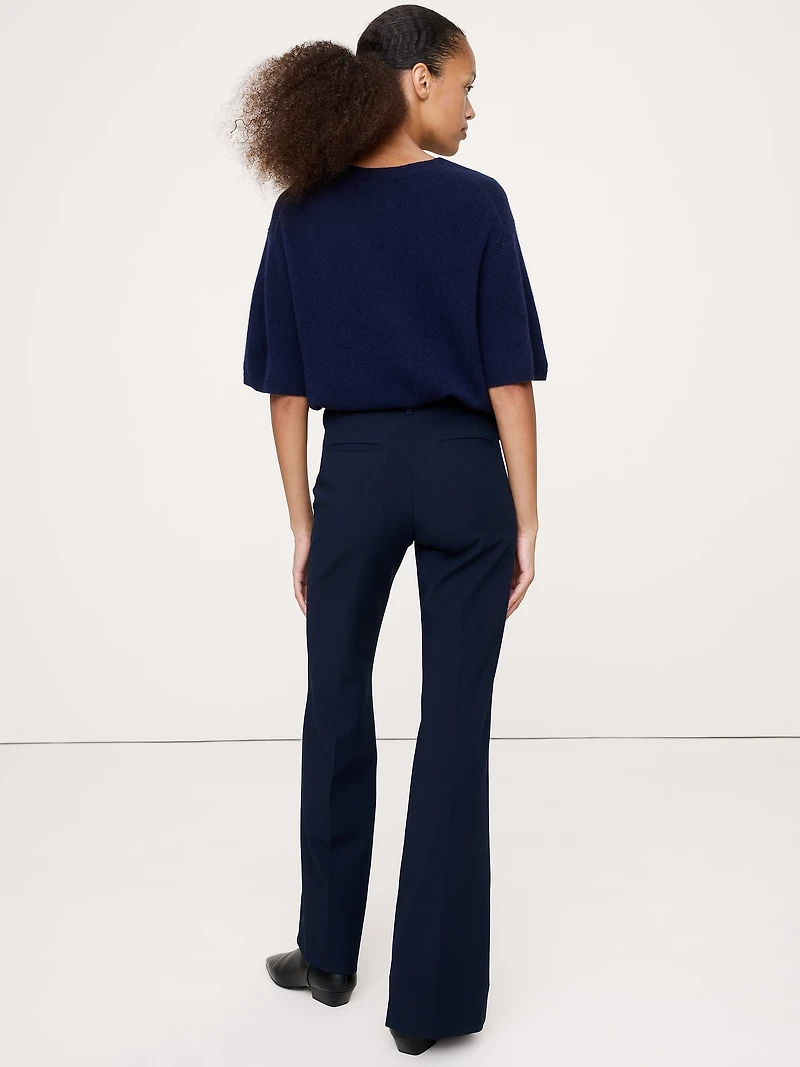 High-Rise Modern Flare Refined Pant
