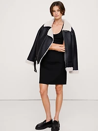 Everywhere Ponte Scoop-Neck Sheath Dress