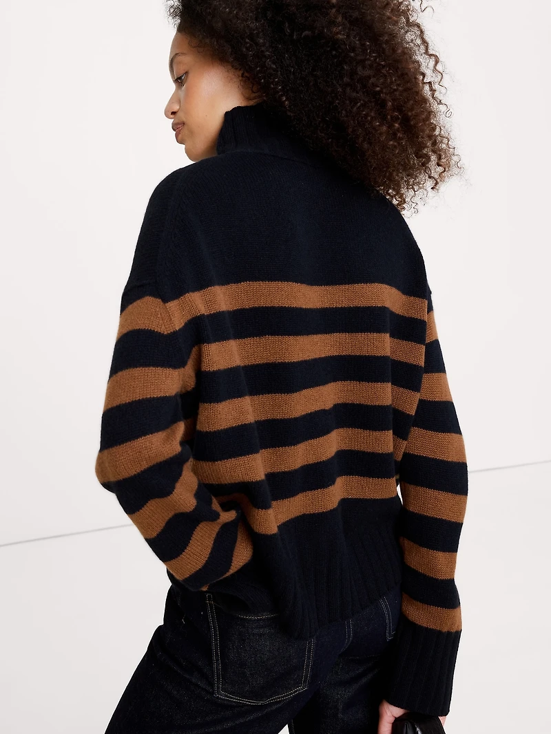 Relaxed Cashmere Turtleneck Sweater