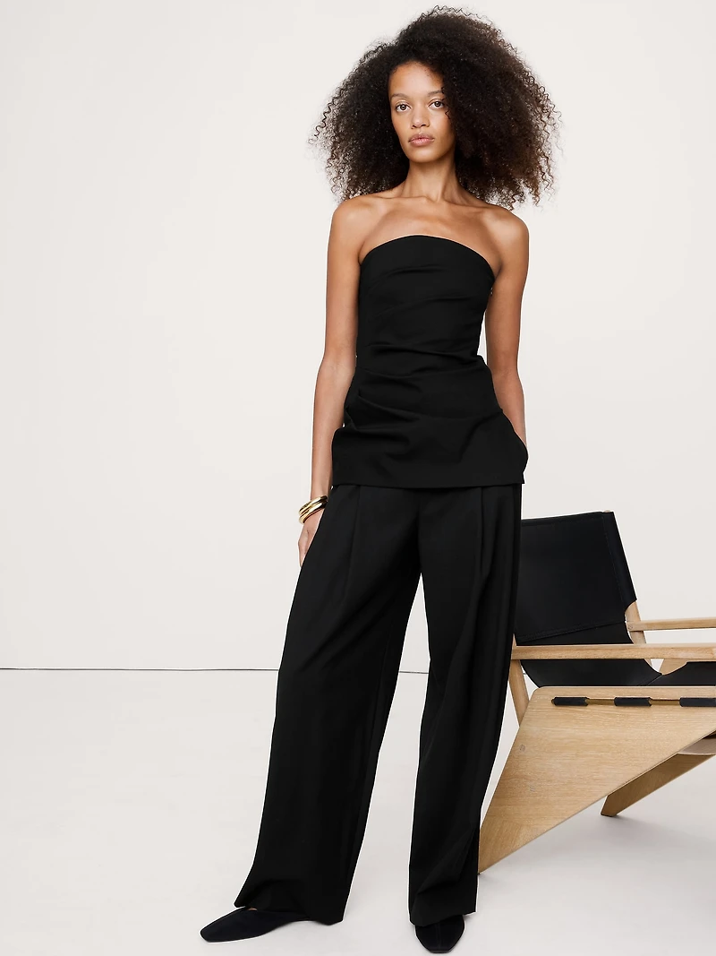 Everywhere Ponte Strapless Top