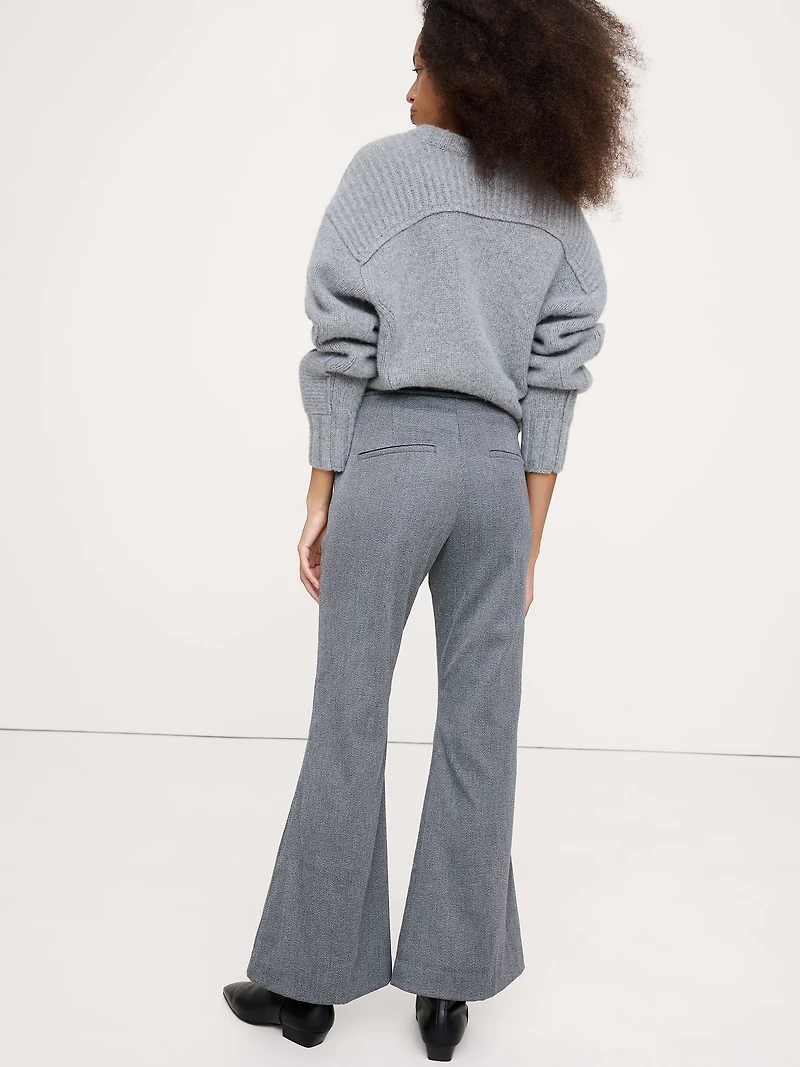 Mid-Rise Flare Pant
