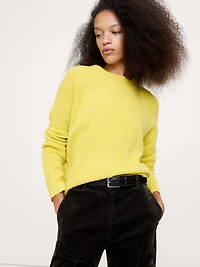 Midweight Cashmere Crew-Neck Sweater