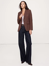 Slim Italian Wool Blazer