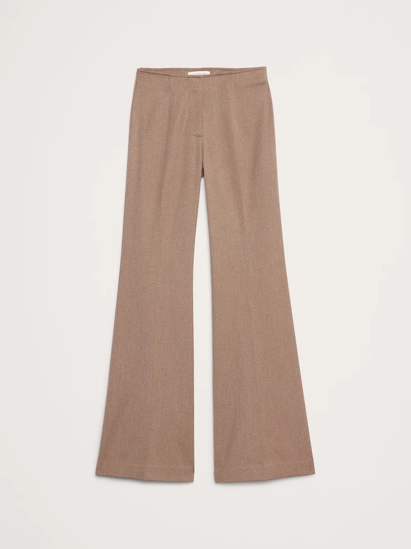 Mid-Rise Flare Italian Twill Pant