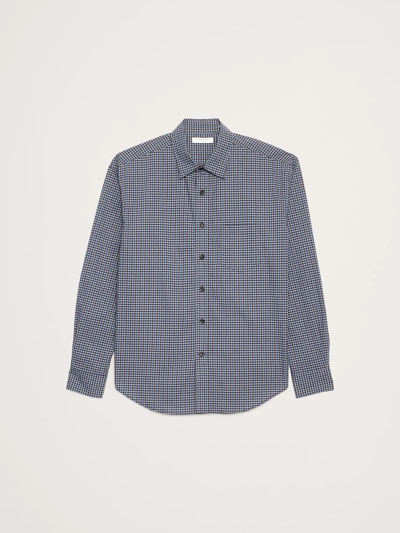 Relaxed-Fit Washed Cotton Poplin Shirt