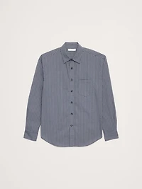 Relaxed-Fit Washed Cotton Poplin Shirt