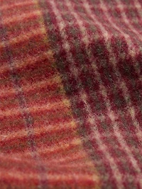 Mixed Plaid Wool-Blend Scarf