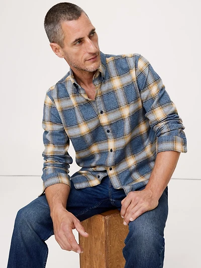 Standard-Fit Flannel Shirt