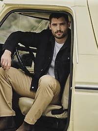 Double-Faced Wool-Blend Utility Jacket