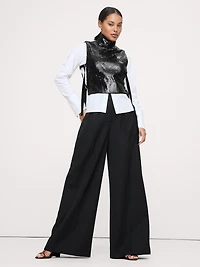 Sequin Open-Side Top