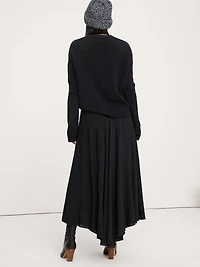 Drapey Georgette Maxi Skirt