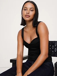 Everywhere Ponte Sweetheart Top