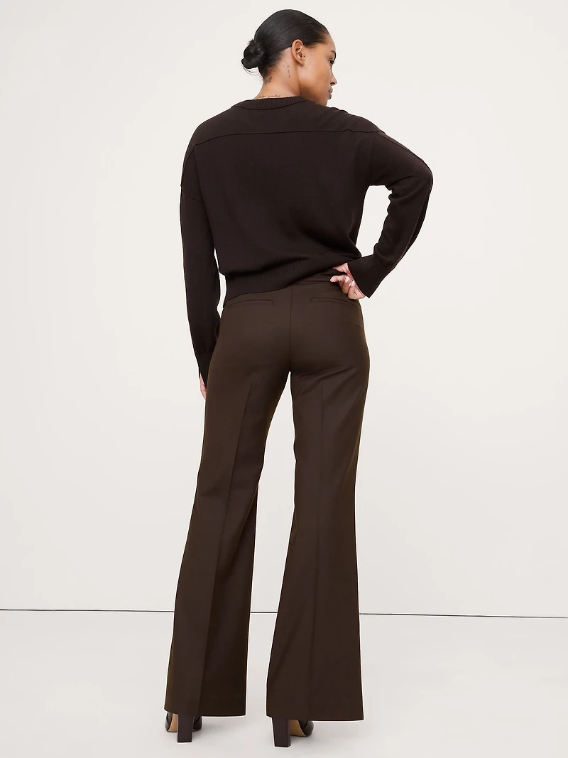 Mid-Rise Flare Pant