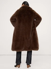 Faux Fur Long Coat