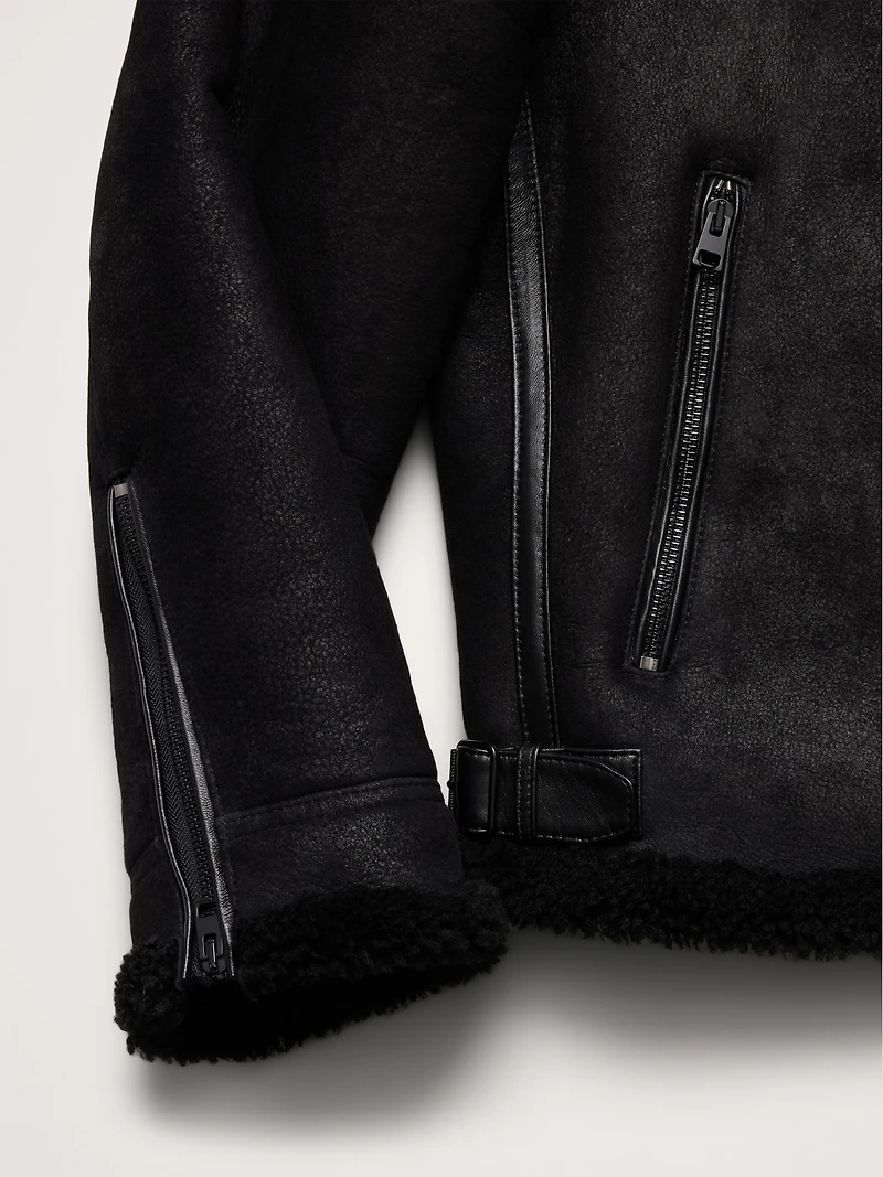 Blouson d’aviateur en rason
