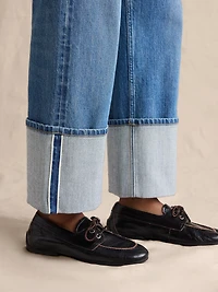 High-Rise Stovepipe Straight Leg Jean