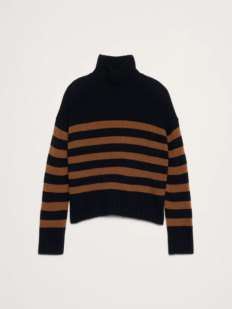 Relaxed Cashmere Turtleneck Sweater