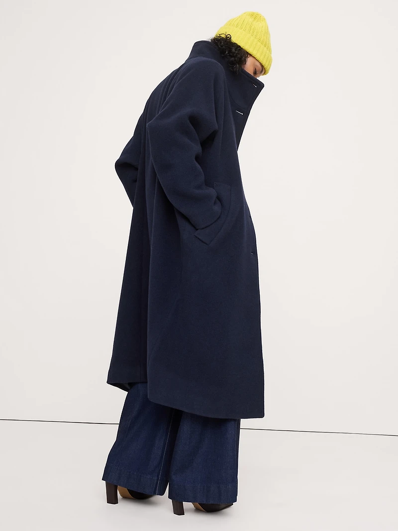 Italian Wool-Blend Top Coat