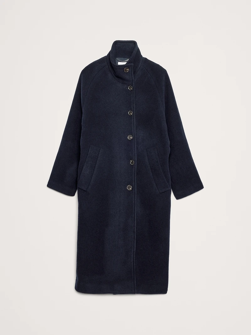 Italian Wool-Blend Top Coat