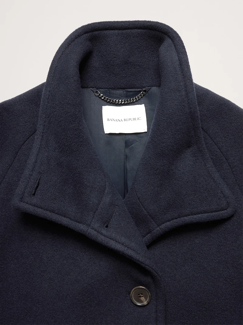 Italian Wool-Blend Top Coat