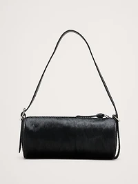 Leather Barrel Bag