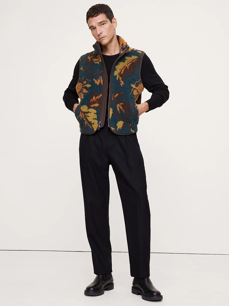 Print Sherpa Vest