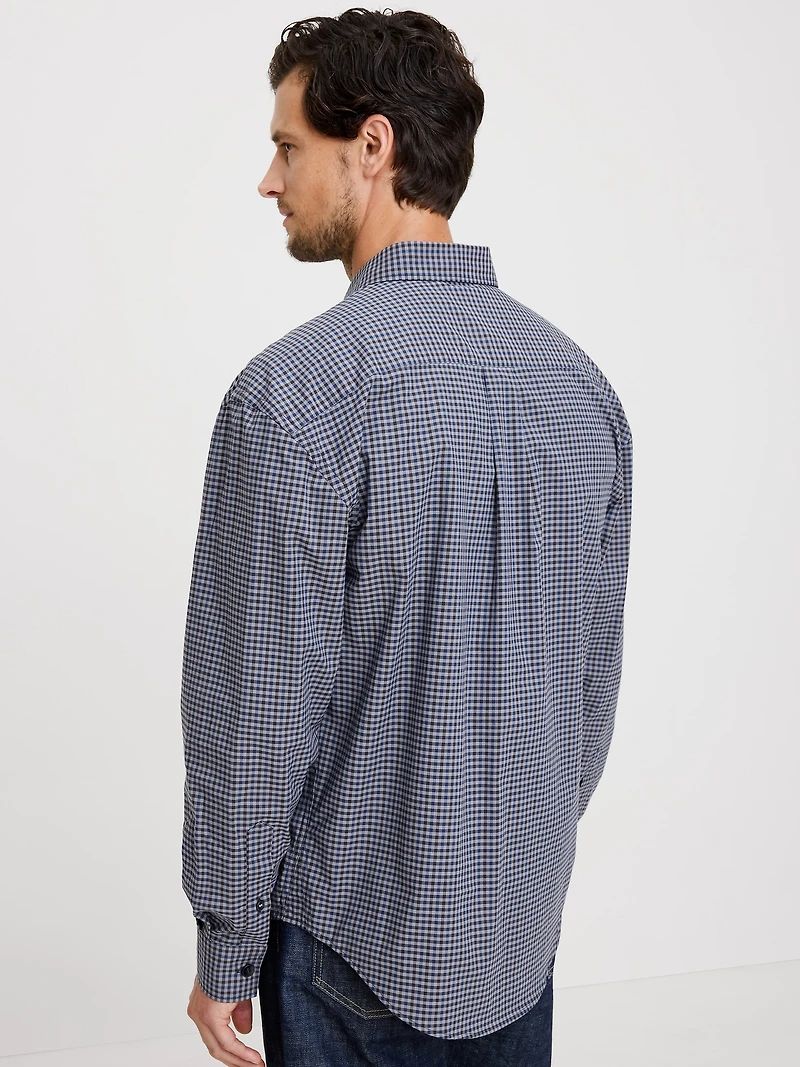 Relaxed-Fit Washed Cotton Poplin Shirt