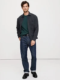 Slub Double-Knit Crew-Neck T-Shirt