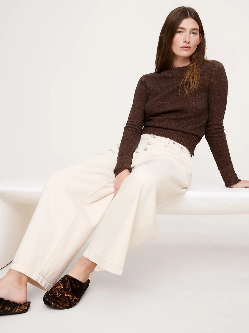 The Fireside Sweater Merino-Cotton