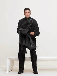 Italian Merino-Cashmere Half-Zip Sweater