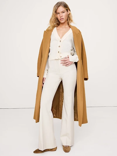 High-Rise Modern Flare Refined Pant