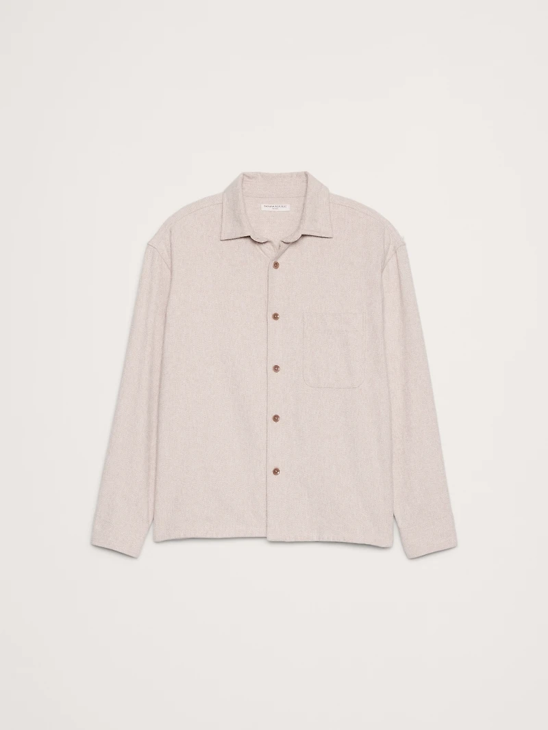 Relaxed-Fit Flannel Overshirt