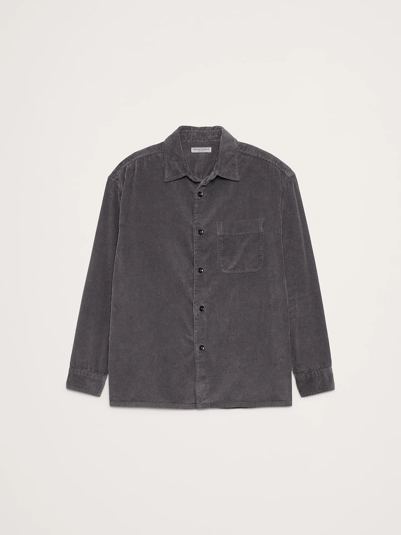 Relaxed-Fit Corduroy Overshirt