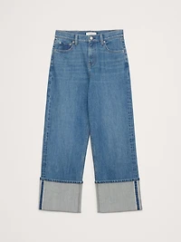 High-Rise Stovepipe Straight Leg Jean