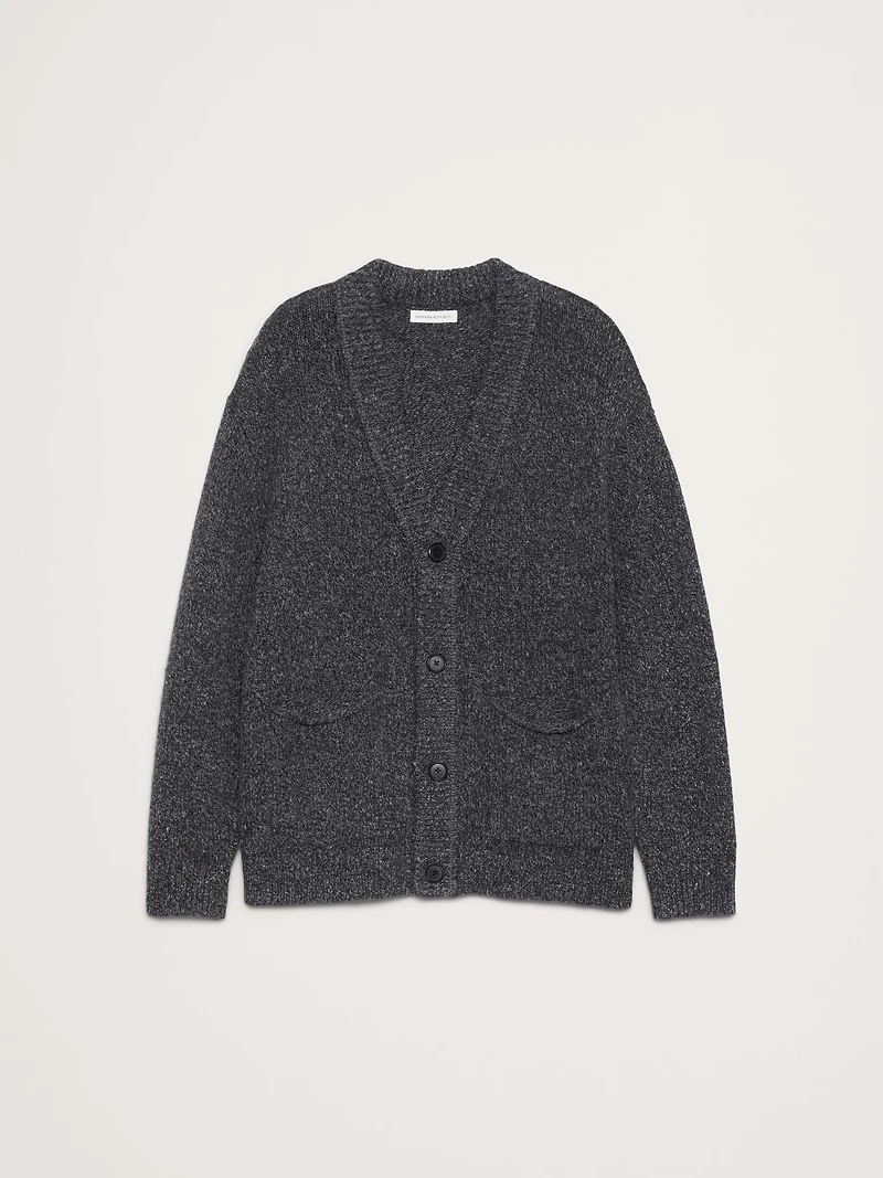 Donegal Wool-Blend Cardigan