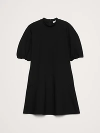 Everywhere Ponte Puff-Sleeve Mini Dress