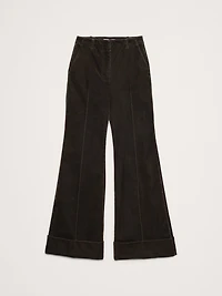 High-Rise Super Flare Flocked Pant
