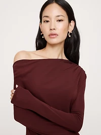 Matte Jersey Open Back Maxi Dress