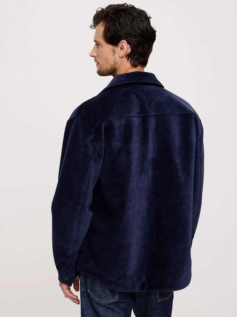 Velour Overshirt