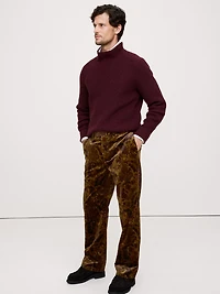 Straight Velvet Pant