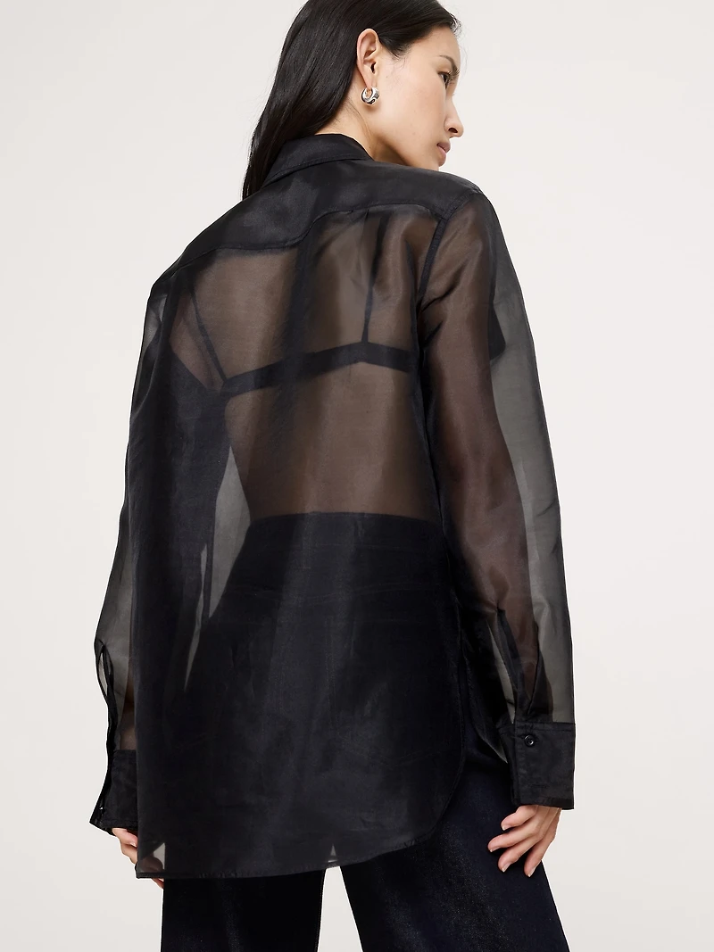 Organza Utility Shirt