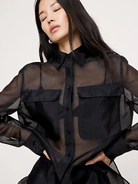 Organza Utility Shirt