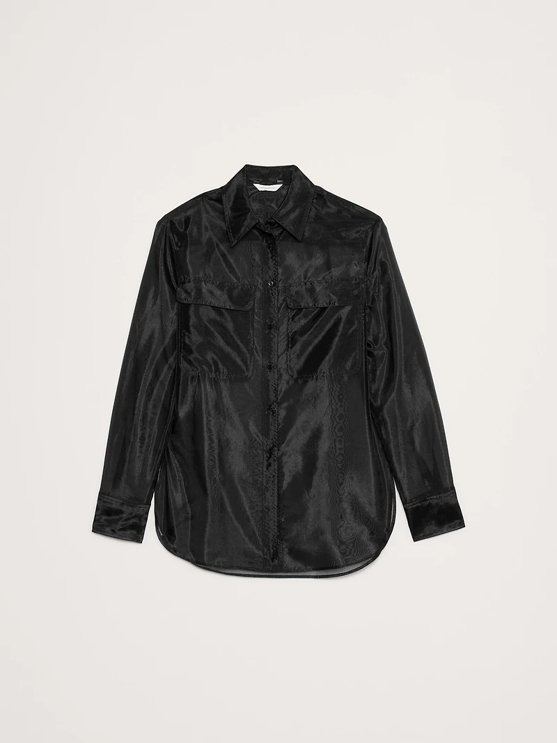 Organza Utility Shirt