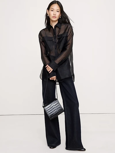 Organza Utility Shirt