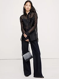 Organza Utility Shirt