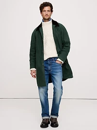 Water-Resistant Mac Coat