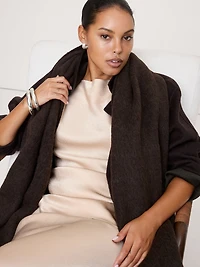 Hammered Satin Draped Top