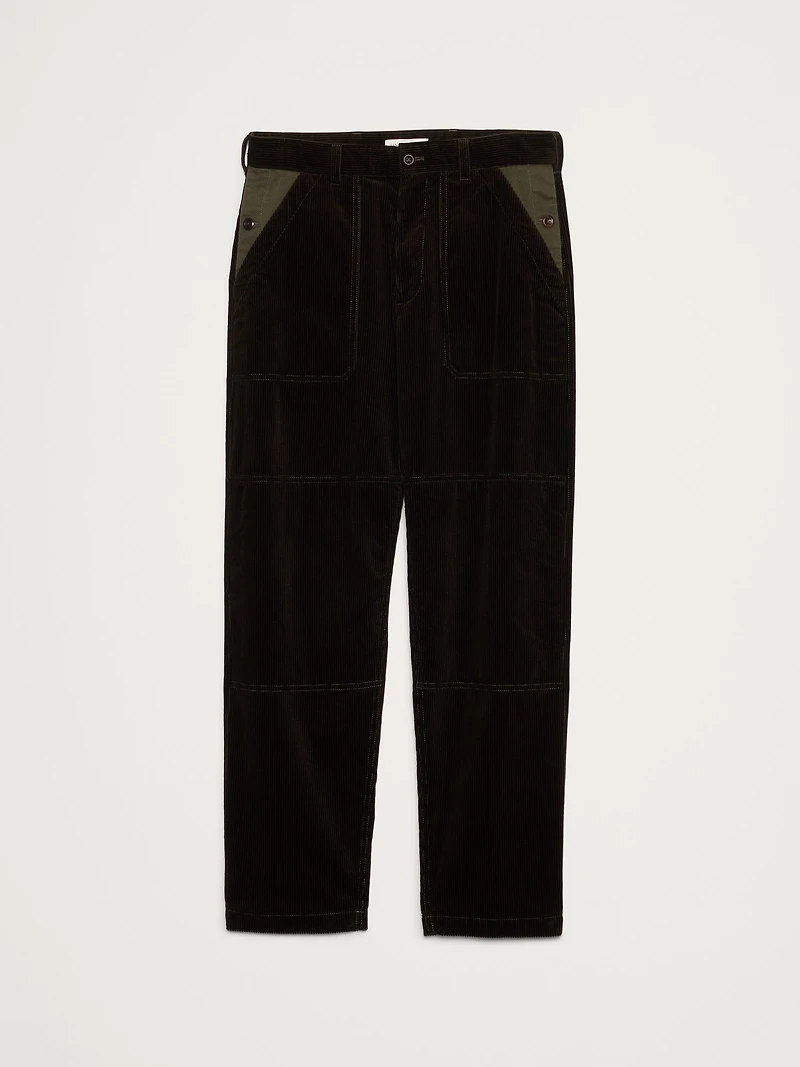 Loose Corduroy Utility Pant