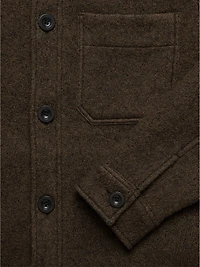 Boiled Wool Shirt Jacket